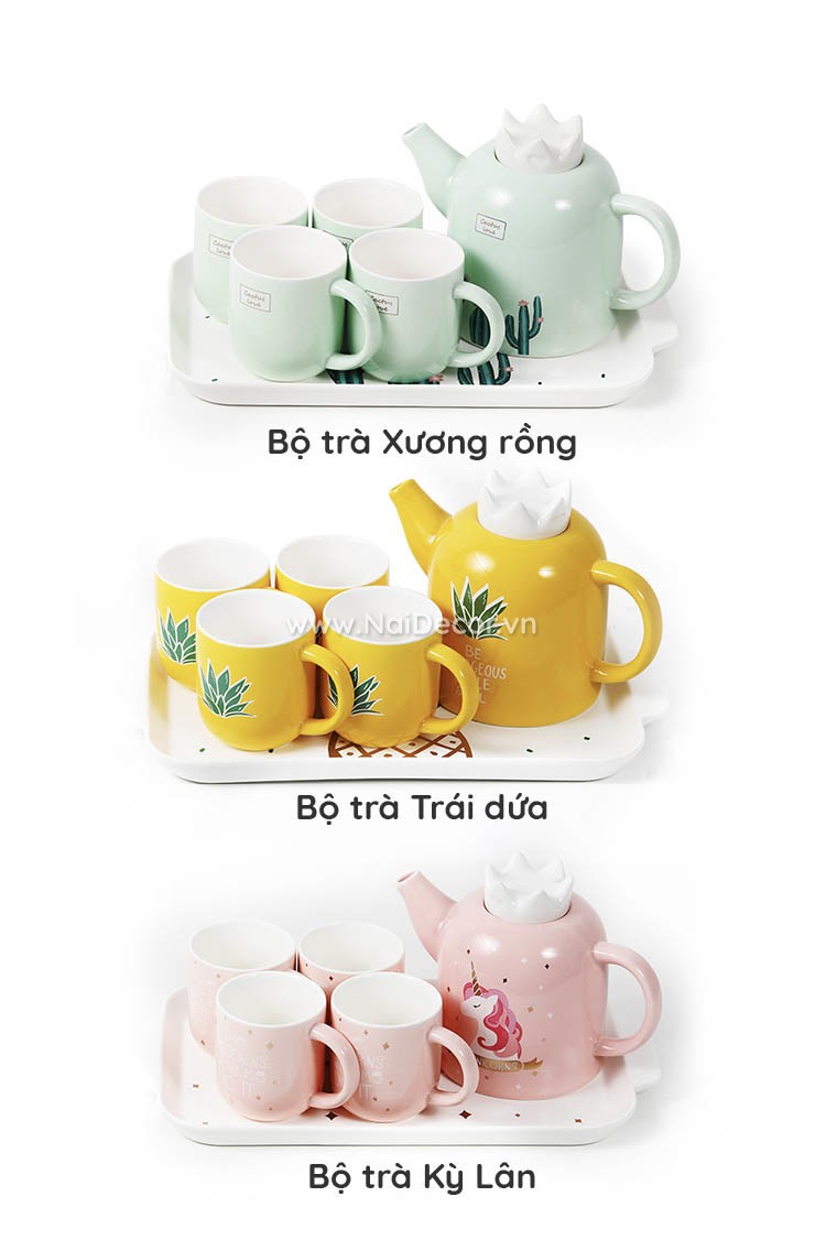 bo tach tra trang tri xuong rong 3 bo tach tra trang tri xuong rong 3