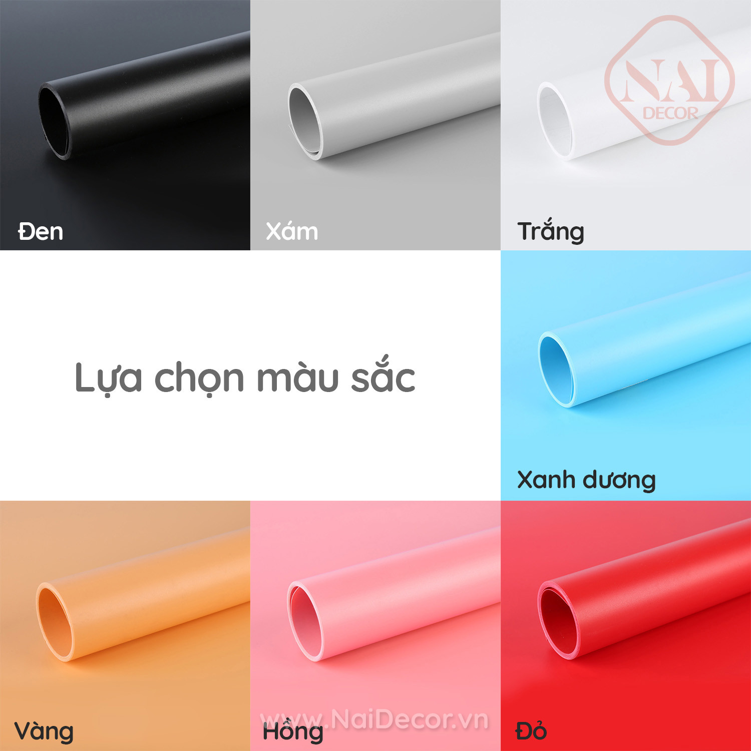 Phông nền PVC trơn nhiều màu đậm - Phông nền chụp ảnh - Nai Decor Phông PVC: Nai Decor mang đến cho bạn sự lựa chọn tuyệt vời với phông nền PVC trơn nhiều màu đậm. Với chất liệu cao cấp, màu sắc đa dạng và dễ dàng sử dụng, các sản phẩm của Nai Decor sẽ giúp bạn tạo ra những bức ảnh chuyên nghiệp, sáng tạo và cuốn hút nhất.