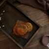 Chụp Bánh trung thu với Khay gỗ style cổ điển, BST ,Bánh trung thu ,Nền gỗ ,Vải lanh ,Khay gỗ ,Hoa cúc Brazil , Concept bánh trung thu 2020